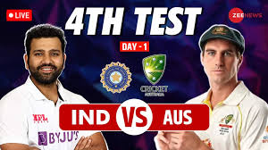 India vs Australia 4th Test Day 1 LIVE Score Updates